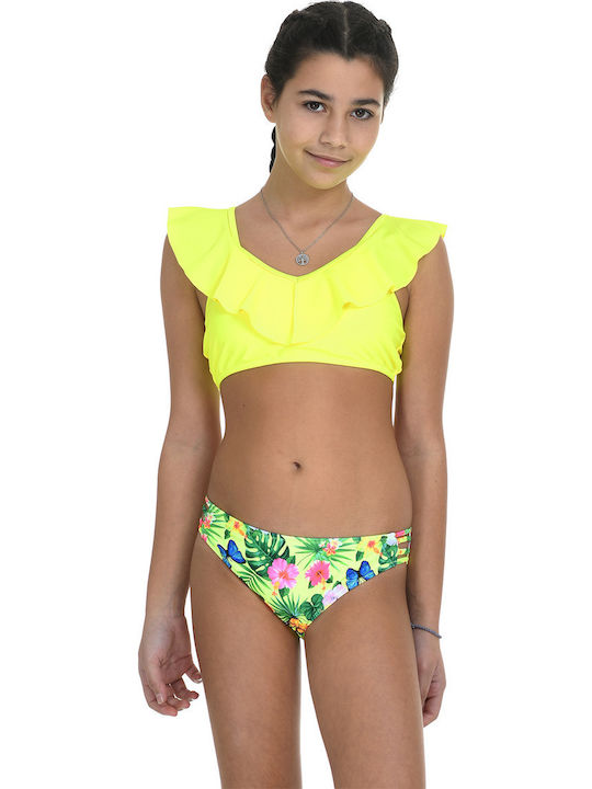 MiandMi Costum de baie pentru copii Bikini Yellow