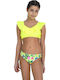 MiandMi Kinder Badeanzug Bikini Yellow