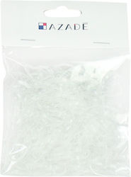 Azadé Mini Λαστιχάκια Μαλλιών Διάφανα