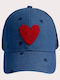 Dpam Kids' Hat Jockey Fabric Blue
