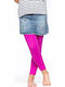 Kinder Leggings Lang Fuchsia