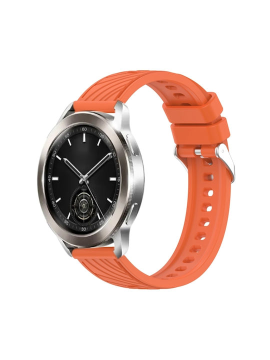 Stripe Texture Λουράκι Σιλικόνης Πορτοκαλί (Xiaomi Watch 2 Pro / Watch S3)