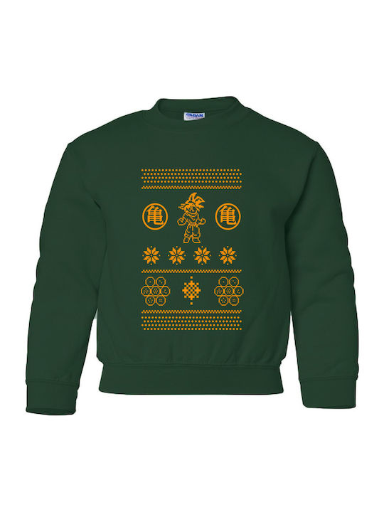 Παιδικό Φούτερ Dragon ball Forest Green