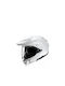 HJC i80 Pearl White Motorcycle Helmet Flip-Up ECE 22.06 1770gr with Pinlock and Sunvisor