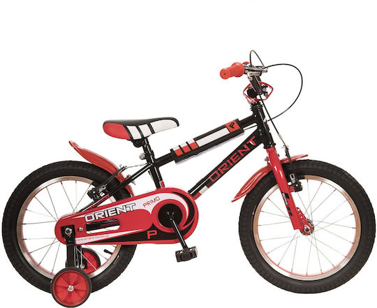 Orient Primo 16 Zoll Kinderfahrrad BMX mit Aluminiumrahmen 2025 Schwarz