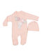 Kamtex Baby Babystrampler Langärmliges Salmon