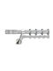 Enis by Domus Metallisch Vorhangstange Serifos Doppel mit Schiene Φ25mm 200cm Metallic