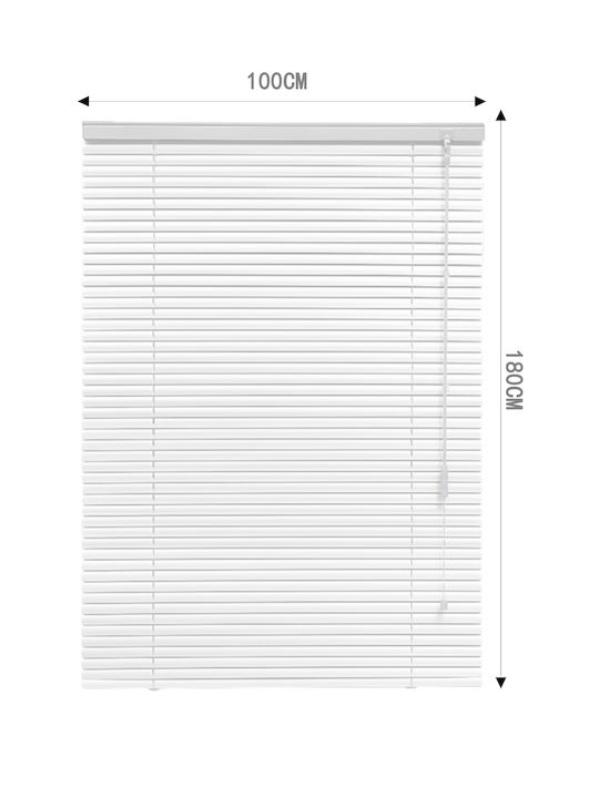 Tpster Shade Blind Aluminum in White Color L100xH180cm