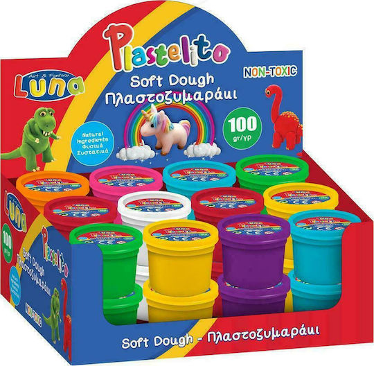 Luna Luna Plasticine for 3+ Years Assorted (Various Designs) 1pc