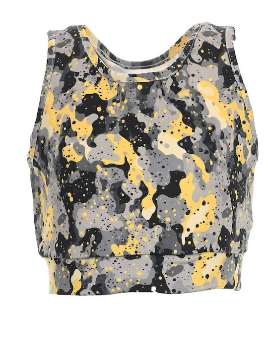 Joyce Kinderoberteile Crop Top Ärmellos Mehrfar...