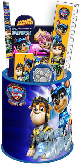 Gim Paw Patrol Παιδικό Σετ Γραφικής Ύλης με Μολυβοθήκη Paw Power