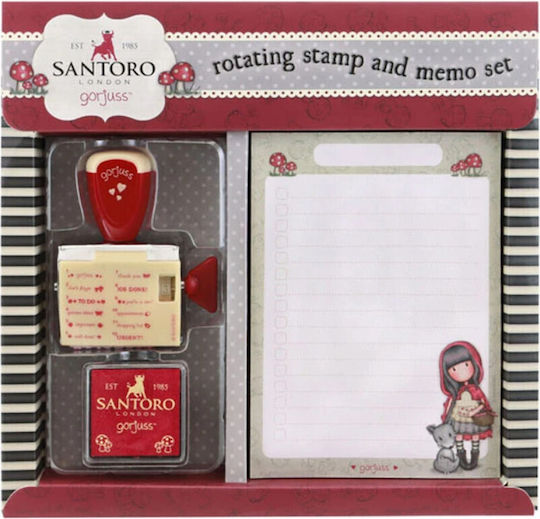 Santoro Little Notizblock Rot