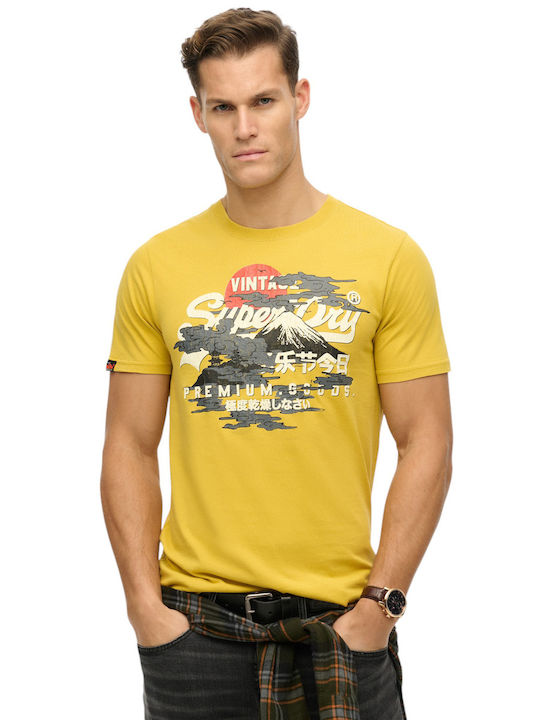 Superdry M D2 Ovin Vl Tokyo T-shirt Yellow