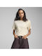 Damen T-Shirt Beige