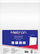 Metron Transparent Reinforced Gelatin 35 Micron A4 U-Type Top Opening Without Holes 100 Pcs 59013