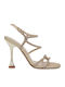 Jade710 Sandalen mit Strass Gold