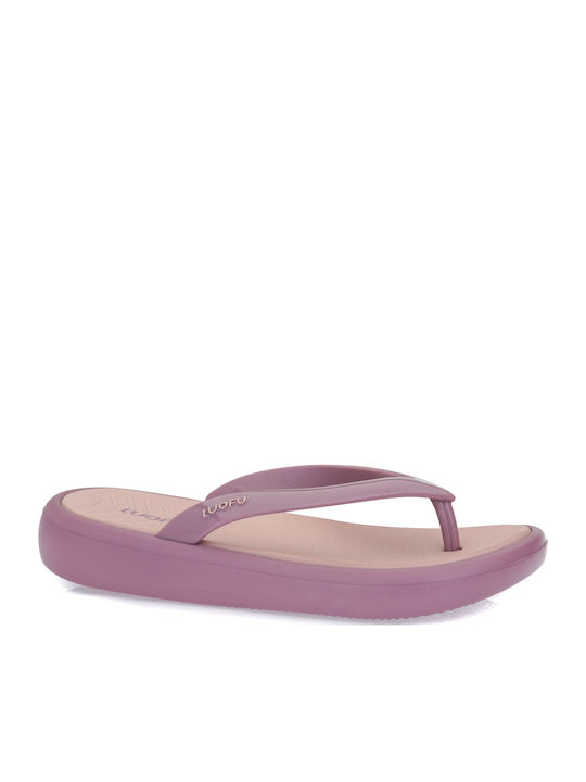 Frauen Flip Flops in Lila Farbe
