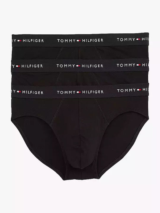 Tommy Hilfiger Herren Slips Black 3Packung