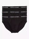 Herren Slips Black 3Packung