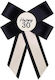 Insignă "happy 30" Crem Negru