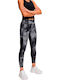 Training Damen Gekürzte Leggings Für Formendefinition Schwarz