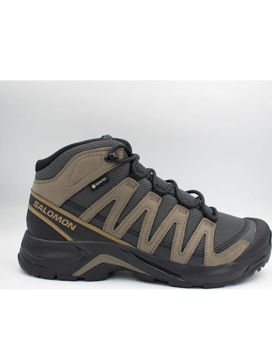 Salomon X Adventure Recon Men's Hiking Boots Waterproof with Gore-Tex Membrane Brown