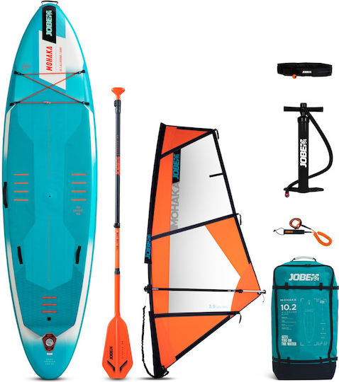 Jobe Mohaka Inflatable SUP Board / Windsurf With Length 3.09m Turquoise