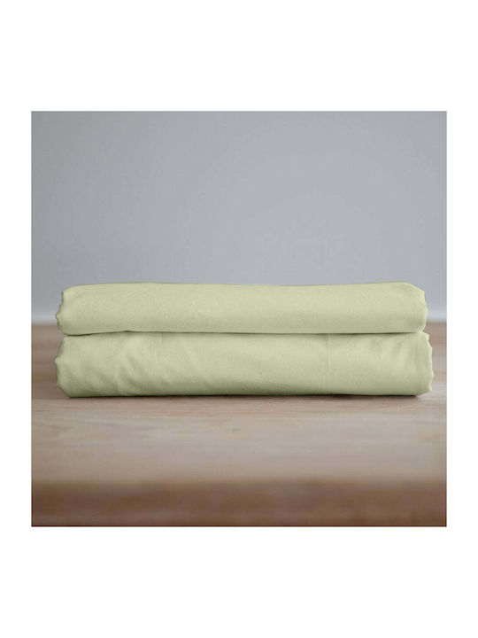 White Fabric Bettlaken Super-Doppel mit Gummiba...