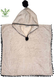 Designer's Cat Kinder Strandponcho Beige