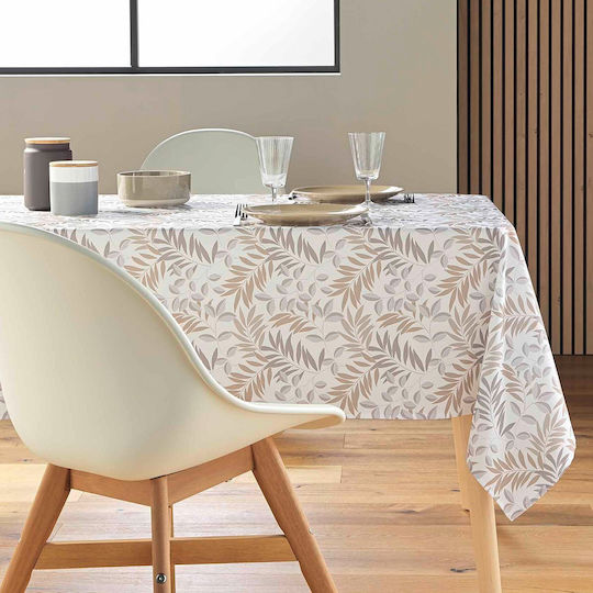 Tablecloth Stain Resistant L-c Denelia Natural 145x240cm