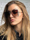 SeeVision Women's Sunglasses with Gold Metal Frame 50033-POURO