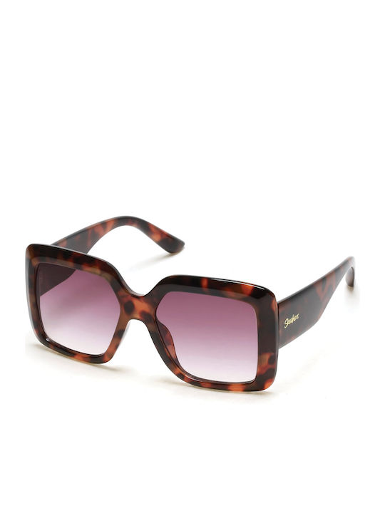 Skechers Women's Sunglasses with Brown Tartaruga Plastic Frame and Purple Gradient Lens SE6222 5552F