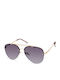 Skechers Unisex Sunglasses with Gold Metal Frame and Purple Gradient Lens SE6198 5932B