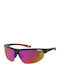 Under Armour Men's Sunglasses with Black Plastic Frame and Multicolour Mirror Lens UA0002GS807