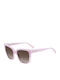 Kate Spade Women's Sunglasses with Pink Plastic Frame and Brown Gradient Lens