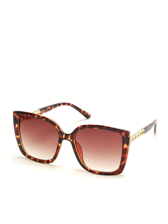 Skechers Women's Sunglasses with Brown Tartaruga Plastic Frame and Brown Gradient Lens SE6234 5852F