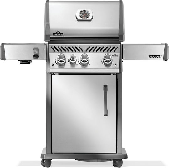 Napoleon Rogue PRO 425 SIB Газово Барбекю Чугунена Решетка 60брx46брсм. с 4 бр 16.41кВт и Инфрачервен Нагревател