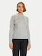 Damen Langarm Pullover Wolle Gray