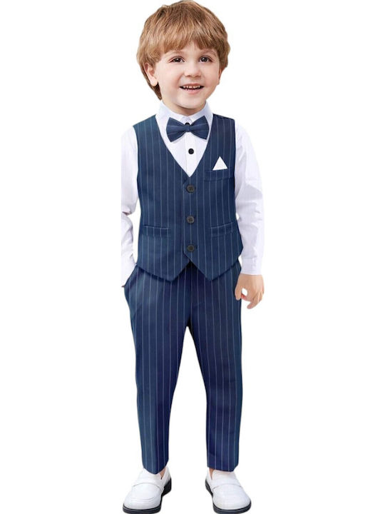 Costum pentru copii Vară 4buc Dark Blue