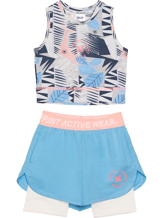 Sprint Kids' Set with Leggings Summer 2pcs Thal...