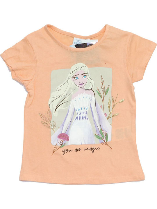 Kids' Shirt Short Sleeve Coral Frozen