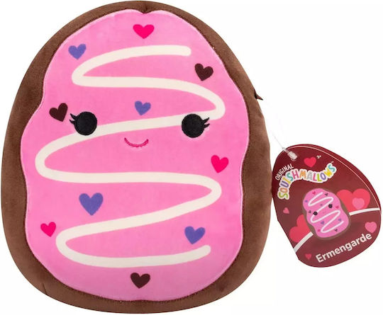 Jazwares Plush Squishmallows Valentine Ermengarde The Donut for Ages 3+ 19 cm