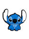 Charm Pentru Pantofi Stitch Albastru
