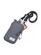 Herren Schulter / Crossbody Tasche Grau