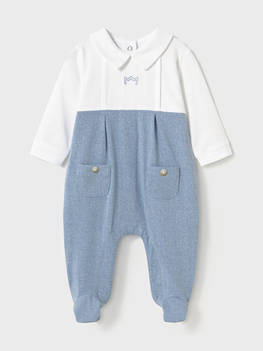 Mayoral Babystrampler Langärmliges Weiß