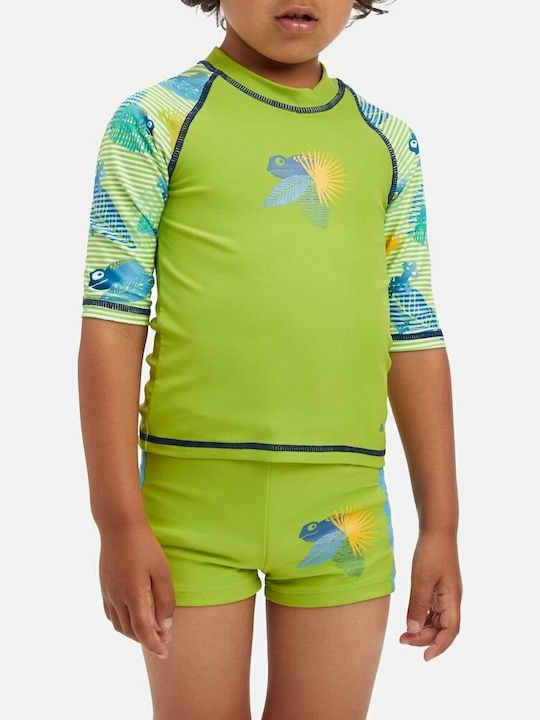 Firefly Sonny Kinder Badeanzug Rashguard Grün