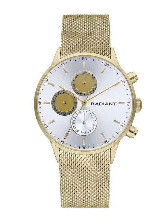 Radiant Women's Watch with Gold Metal Bracelet