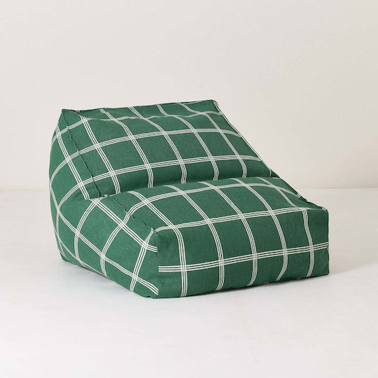 Puf Fotoliu Green White