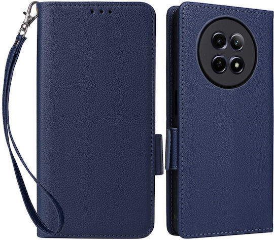 Mad Mask Wallet Δερμάτινο Navy Μπλε (Realme 12x)