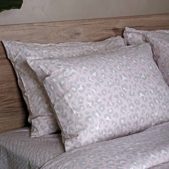 White Fabric Bettwäsche-Set Übergröße Baumwolle Girly Light Grey 235x270cm